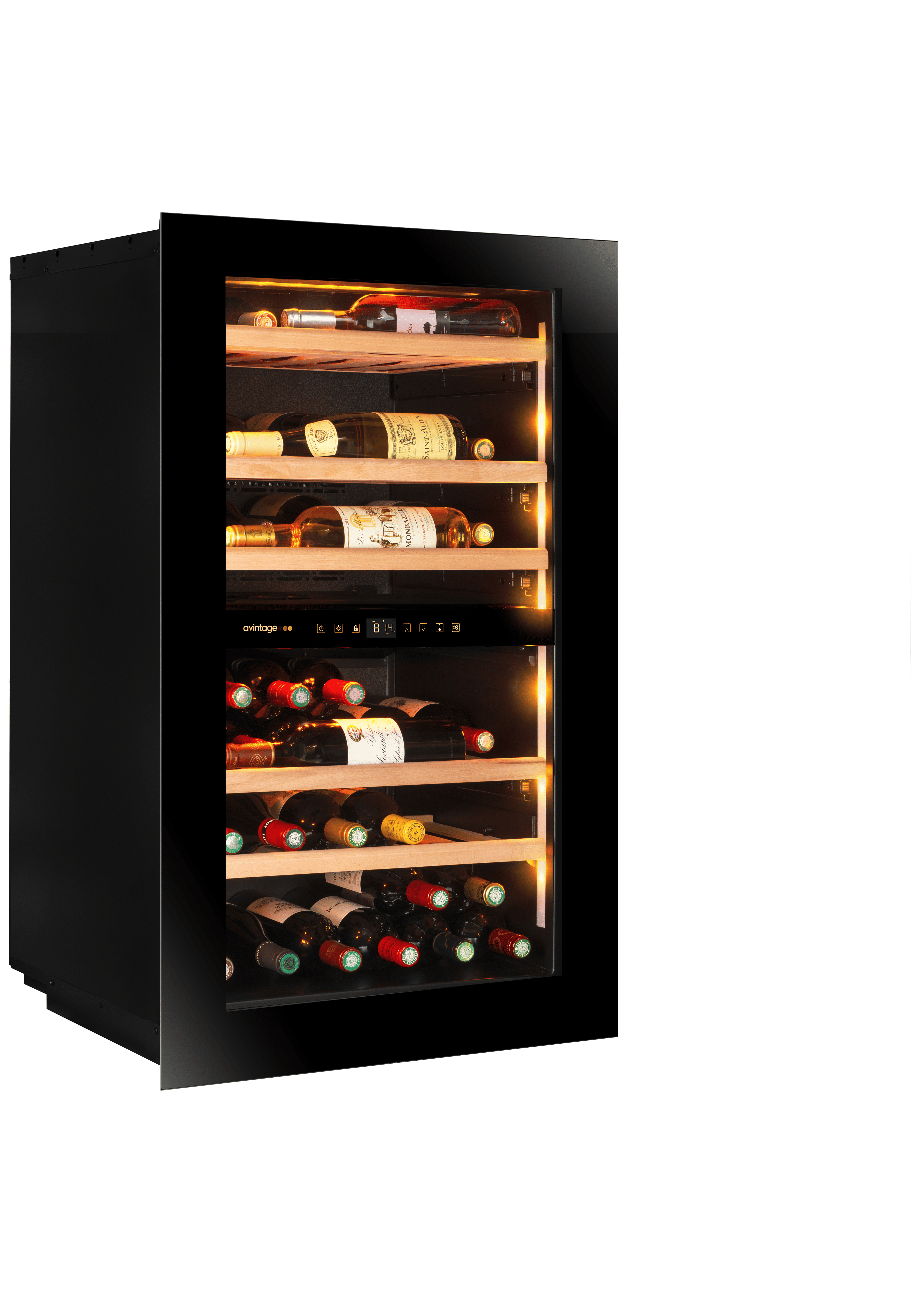 Двухзонный винный шкаф, Avintage модель AVI98PLATINUM Двухзонный винный шкаф, Avintage модель AVI98PLATINUM