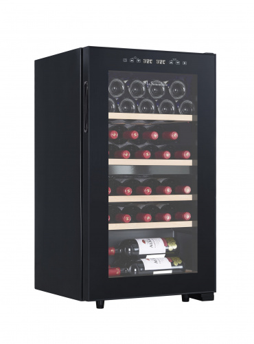 Двухзонный винный шкаф, LaSommeliere модель SLS32DZBLACK с уценкой(20%)№242500011