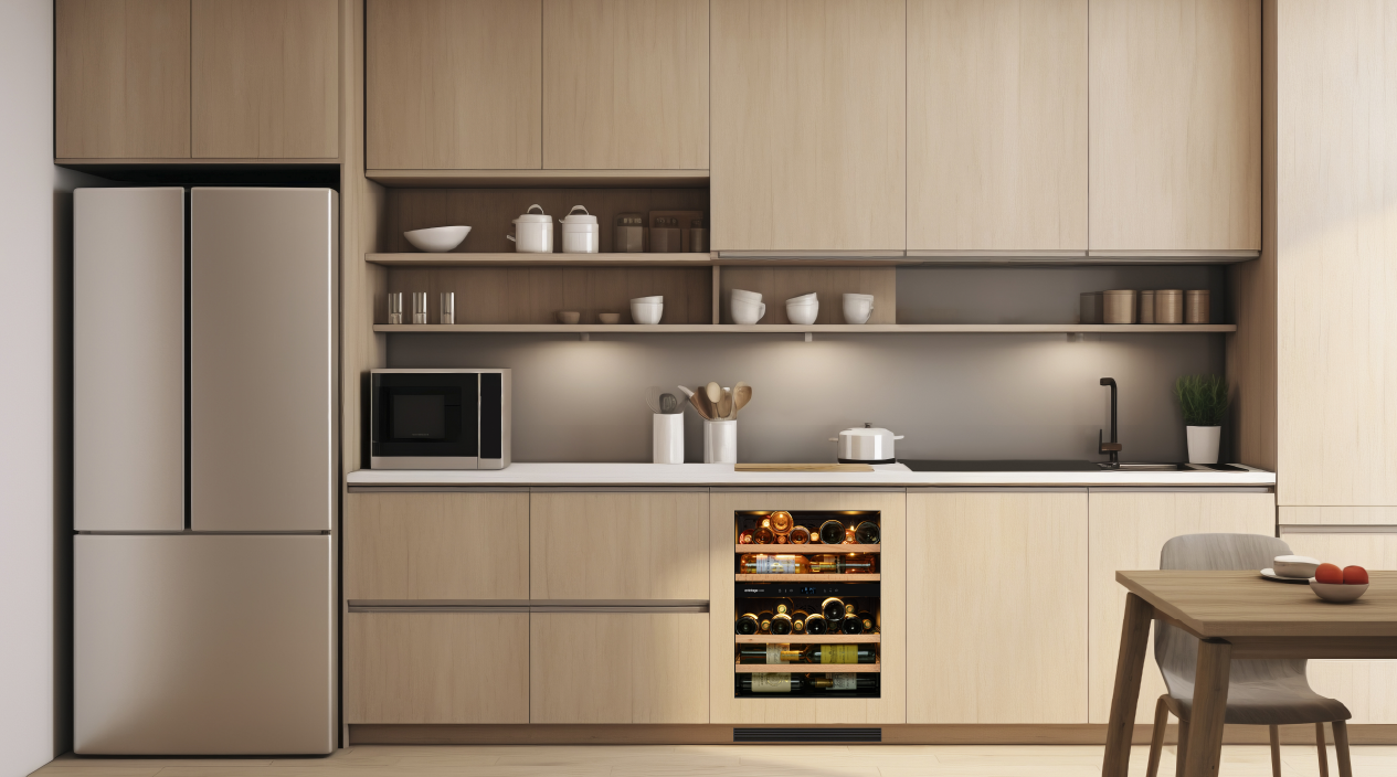 Двухзонный винный шкаф, Avintage модель AVU50PANEL Двухзонный винный шкаф, Avintage модель AVU50PANEL