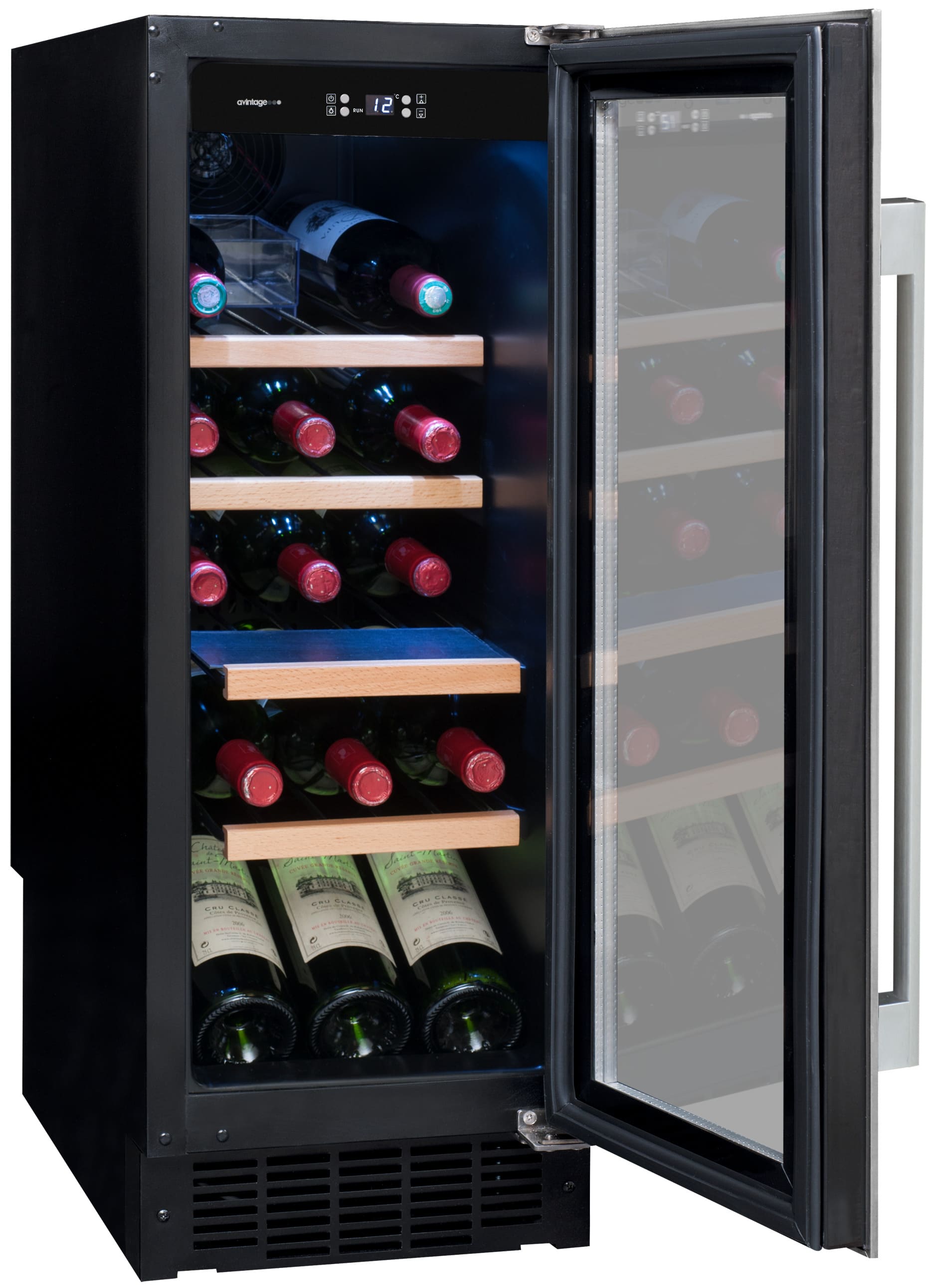 AVU23SX открытый с бутылками 001 AVU23SX открытый с бутылками 001