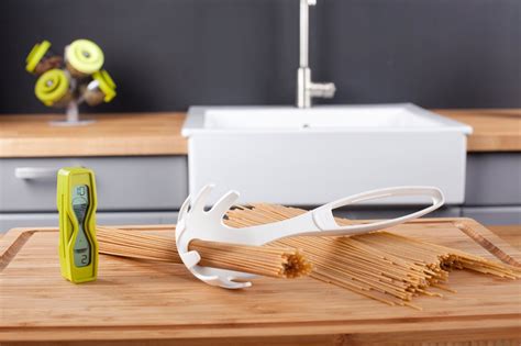 Ложка для макарон с таймером, зелёная, 4668660