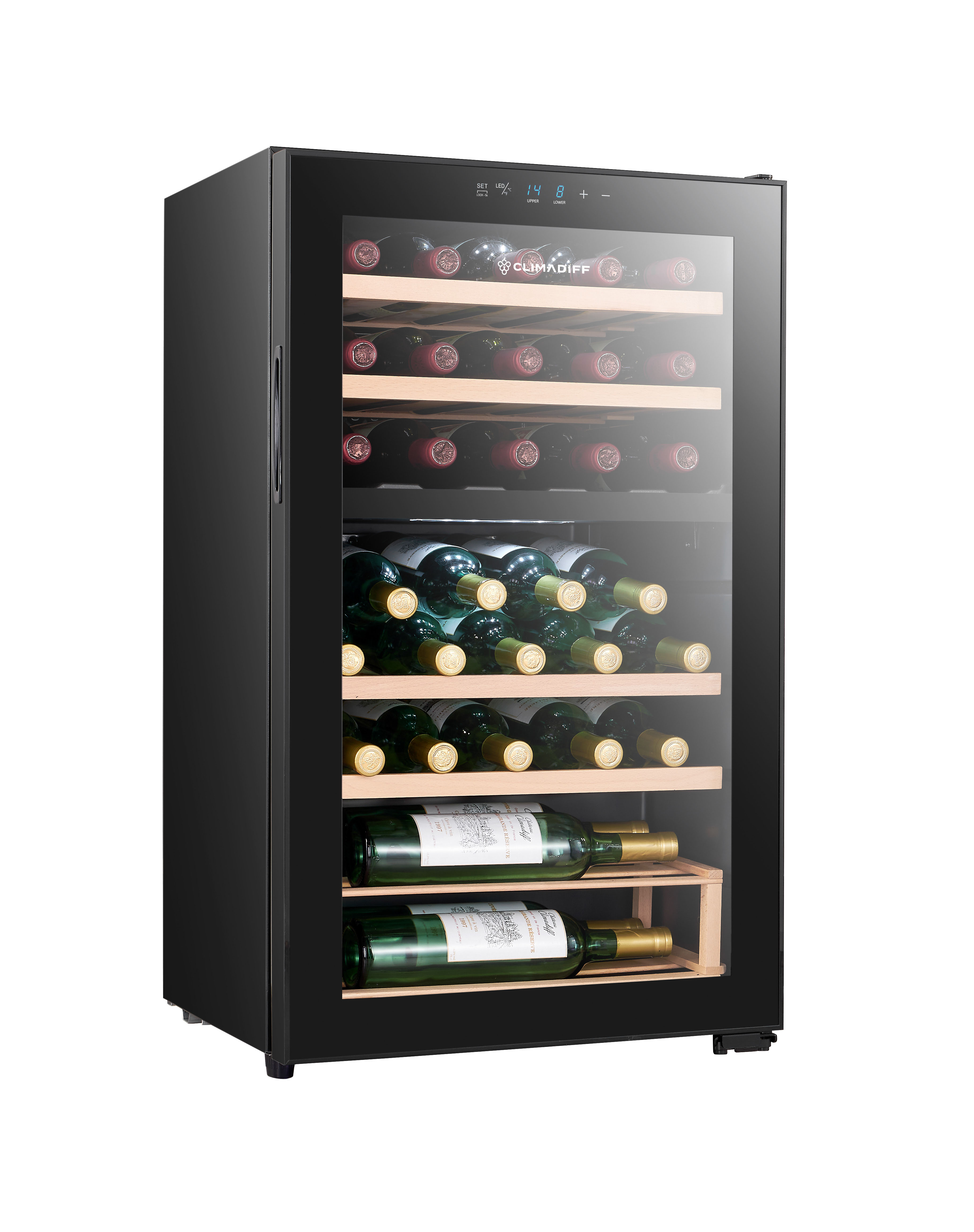 Двухзонный винный шкаф, Climadiff модель CEPAGE33DZ