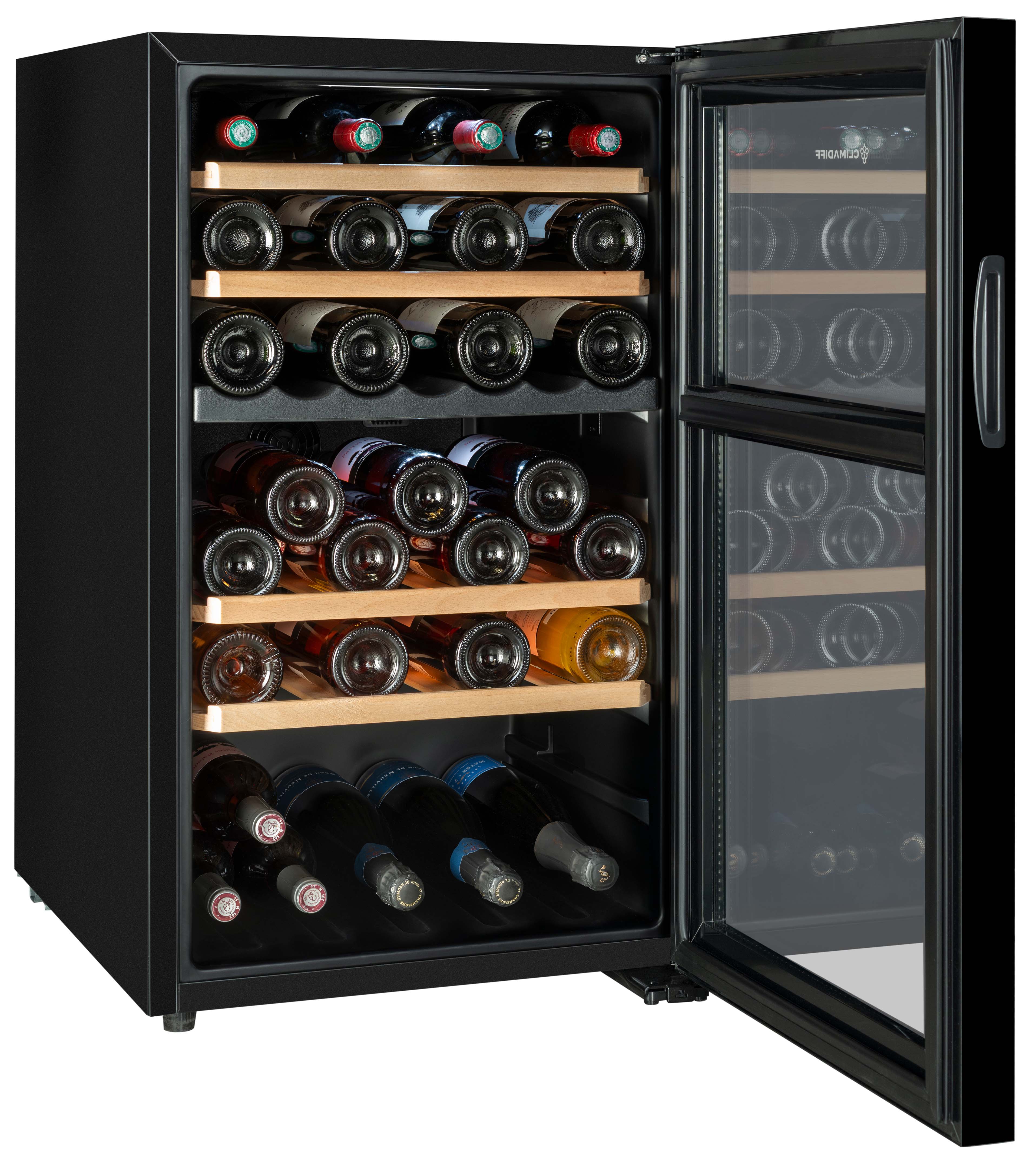 Двухзонный винный шкаф, Climadiff модель CEPAGE52DZF