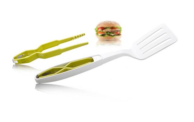 Лопатка + щипцы, зелёные, арт.4667660