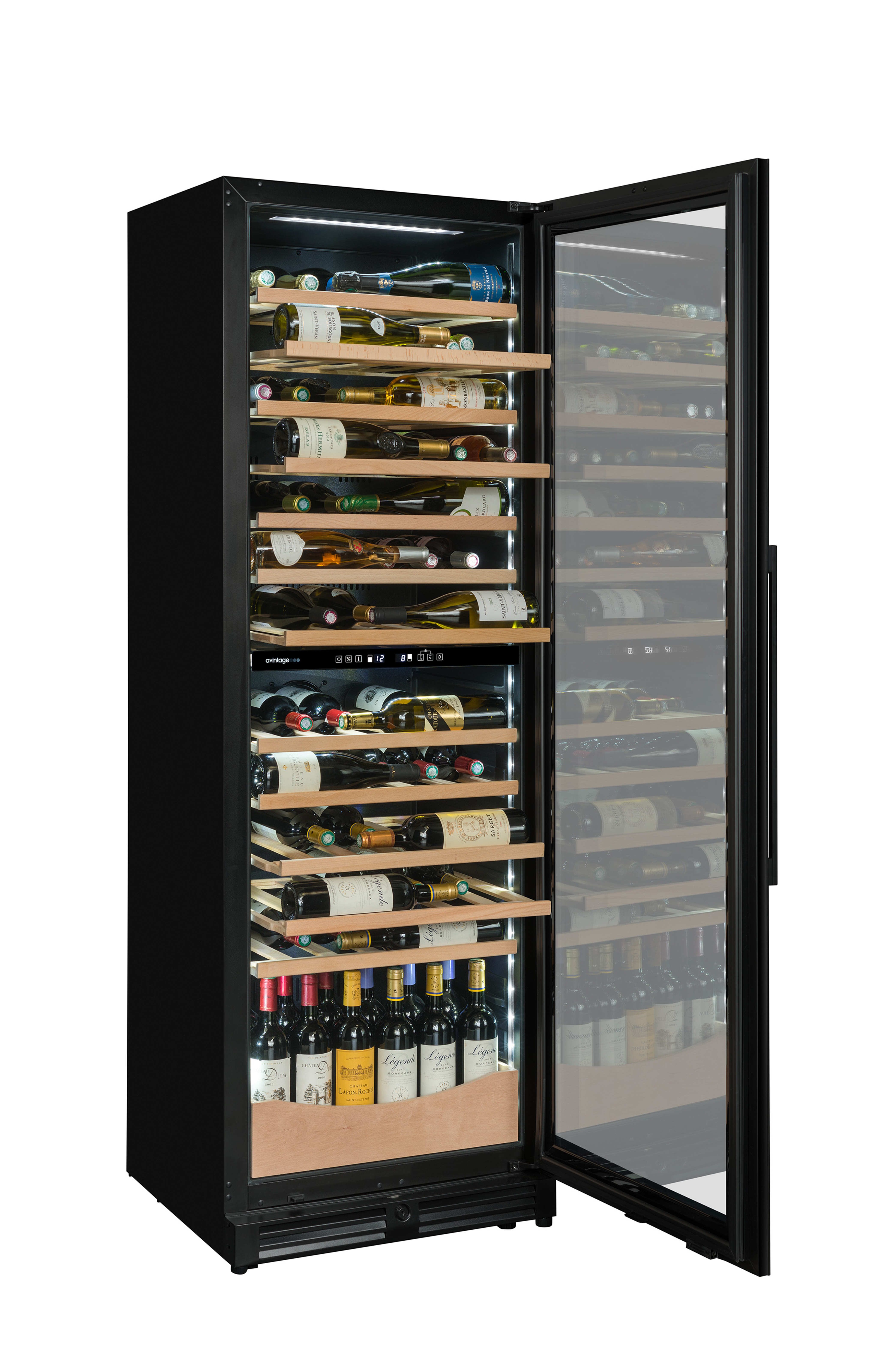 Двухзонный винный шкаф, Avintage модель AVI110DZB1