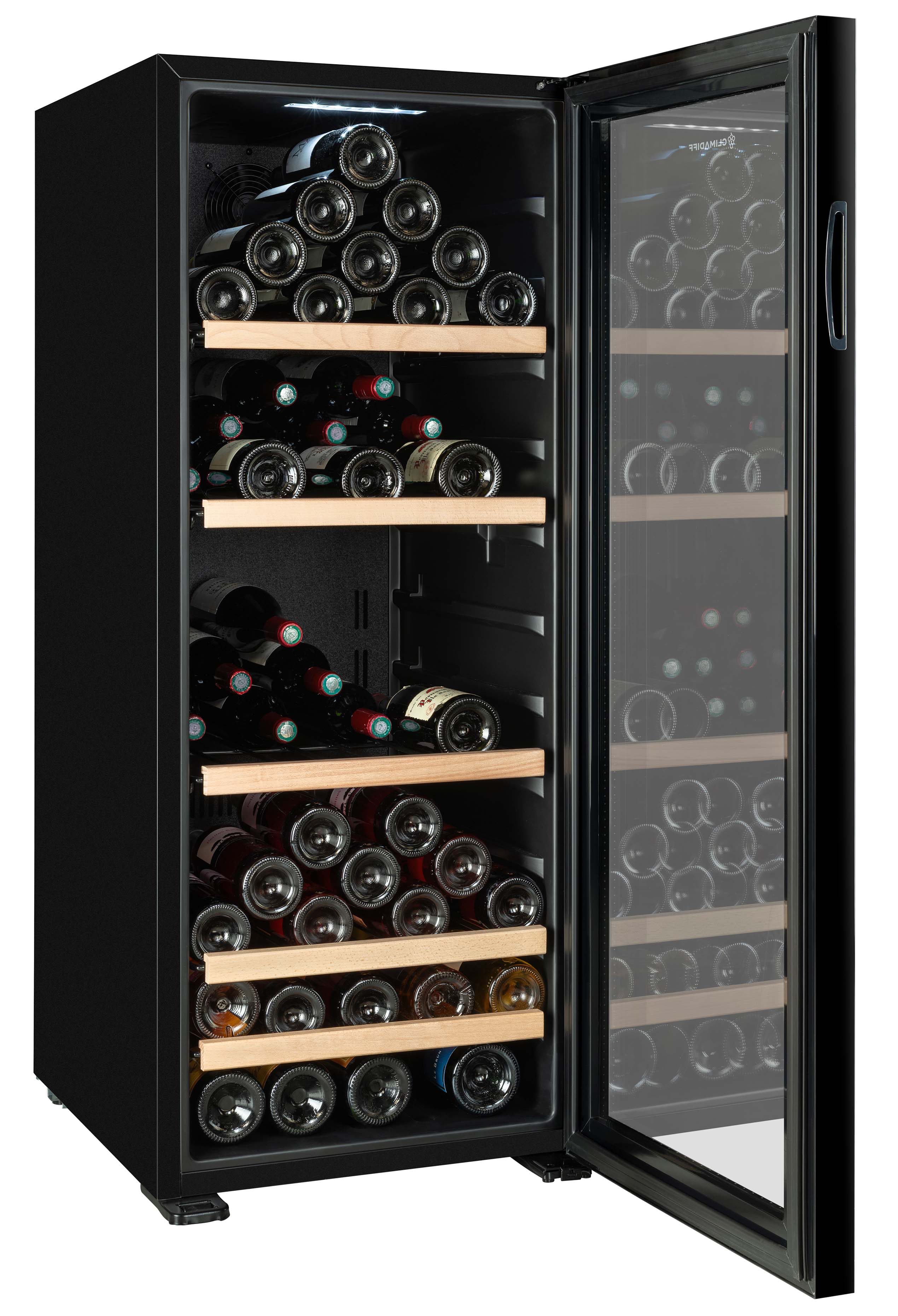 Двухзонный винный шкаф, Climadiff модель CEPAGE108