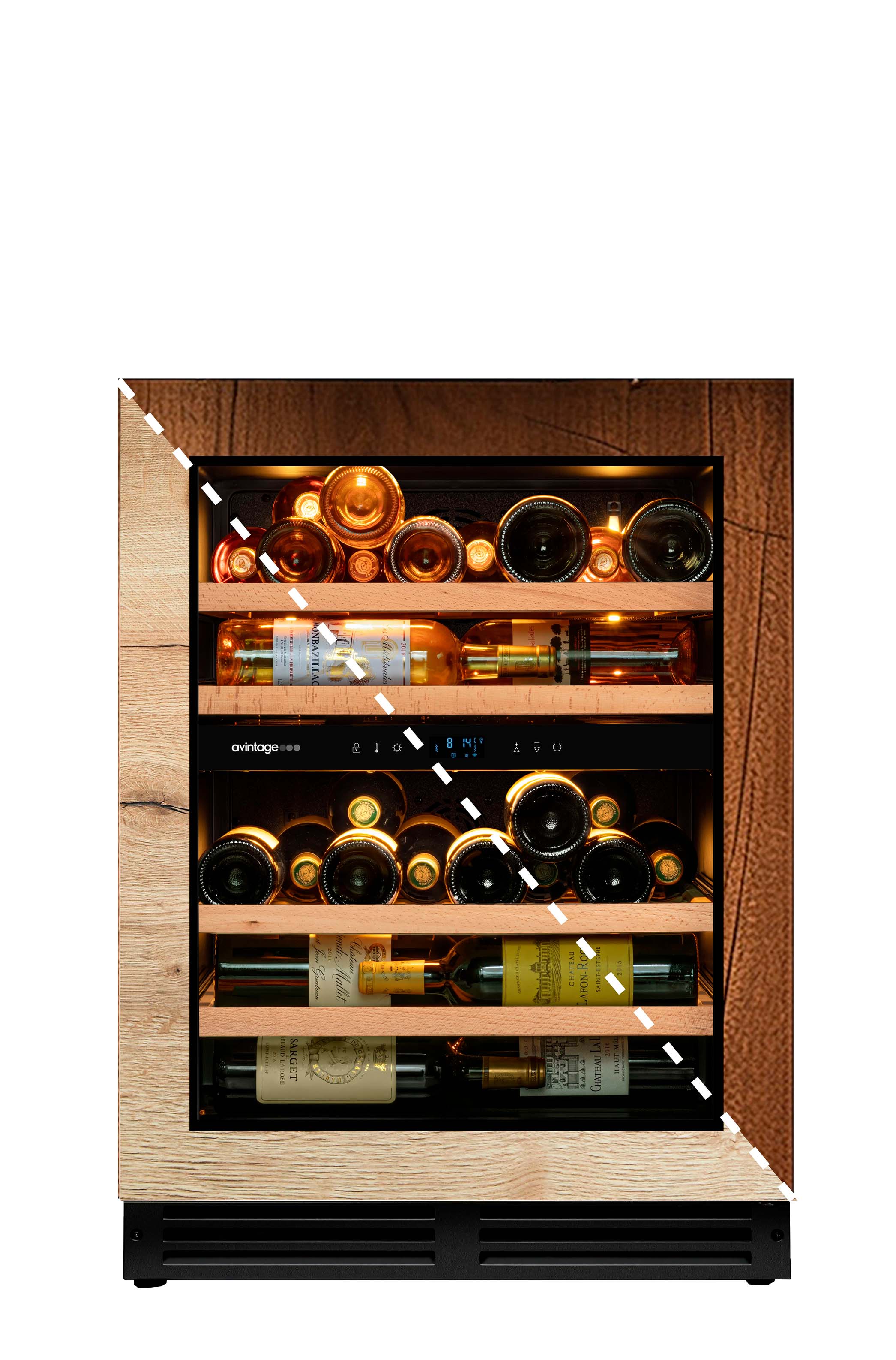 Двухзонный винный шкаф, Avintage модель AVU50PANEL Двухзонный винный шкаф, Avintage модель AVU50PANEL