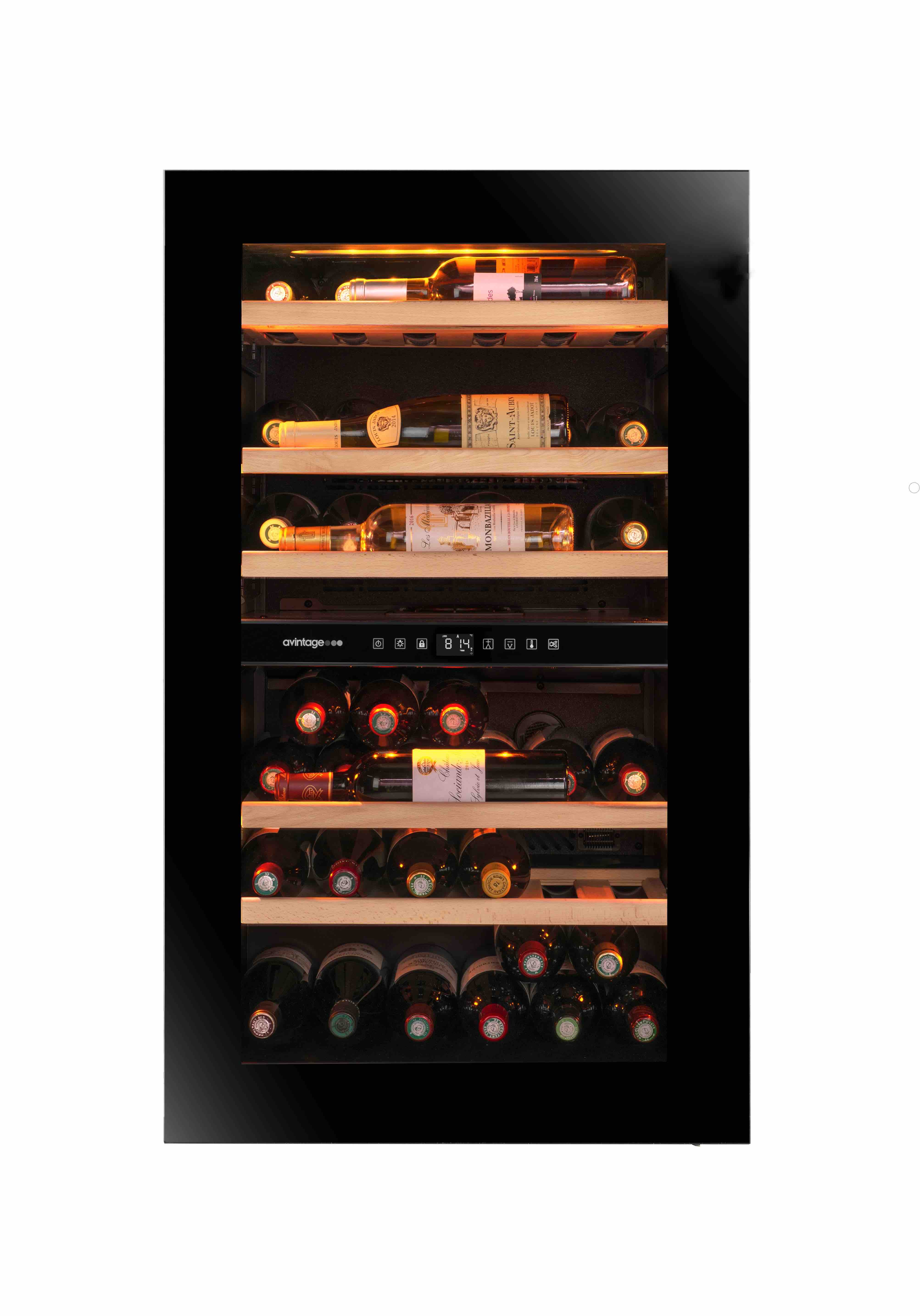 Двухзонный винный шкаф, Avintage модель AVI98PLATINUM Двухзонный винный шкаф, Avintage модель AVI98PLATINUM