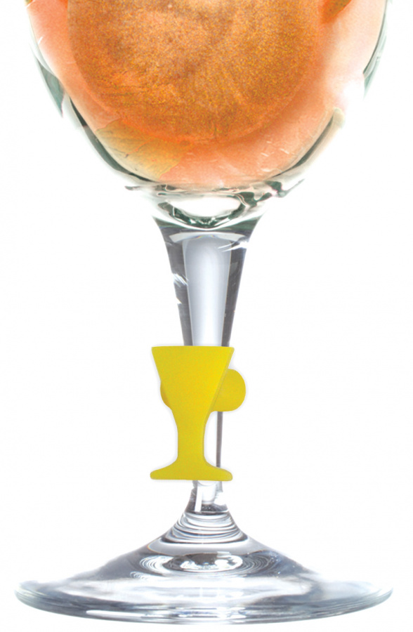 Маркеры для бокалов "Бокалы", на клипсе, набор 8 шт,  FIA 029