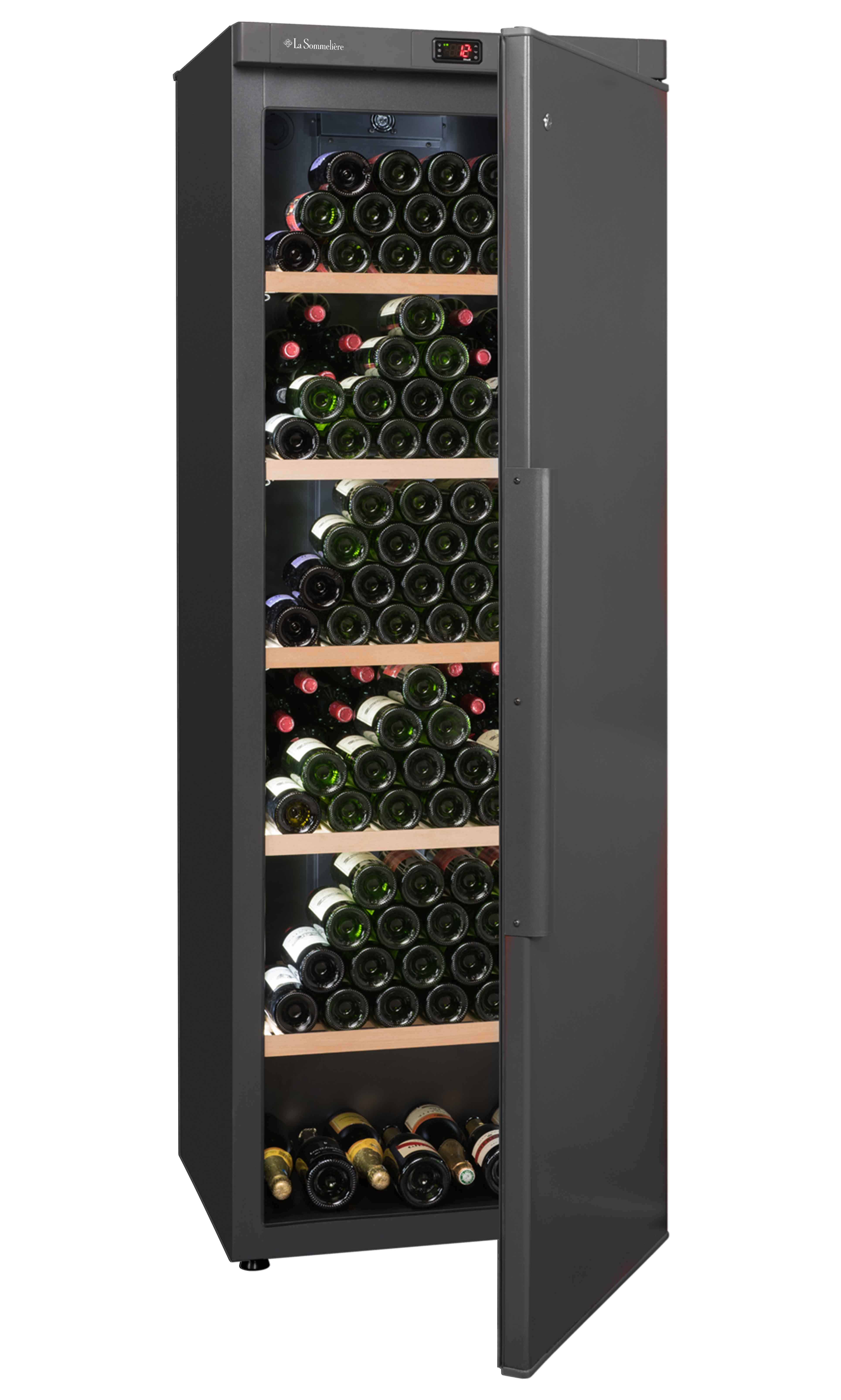 Монотемпературный винный шкаф, LaSommeliere модель VIP330PBLACK