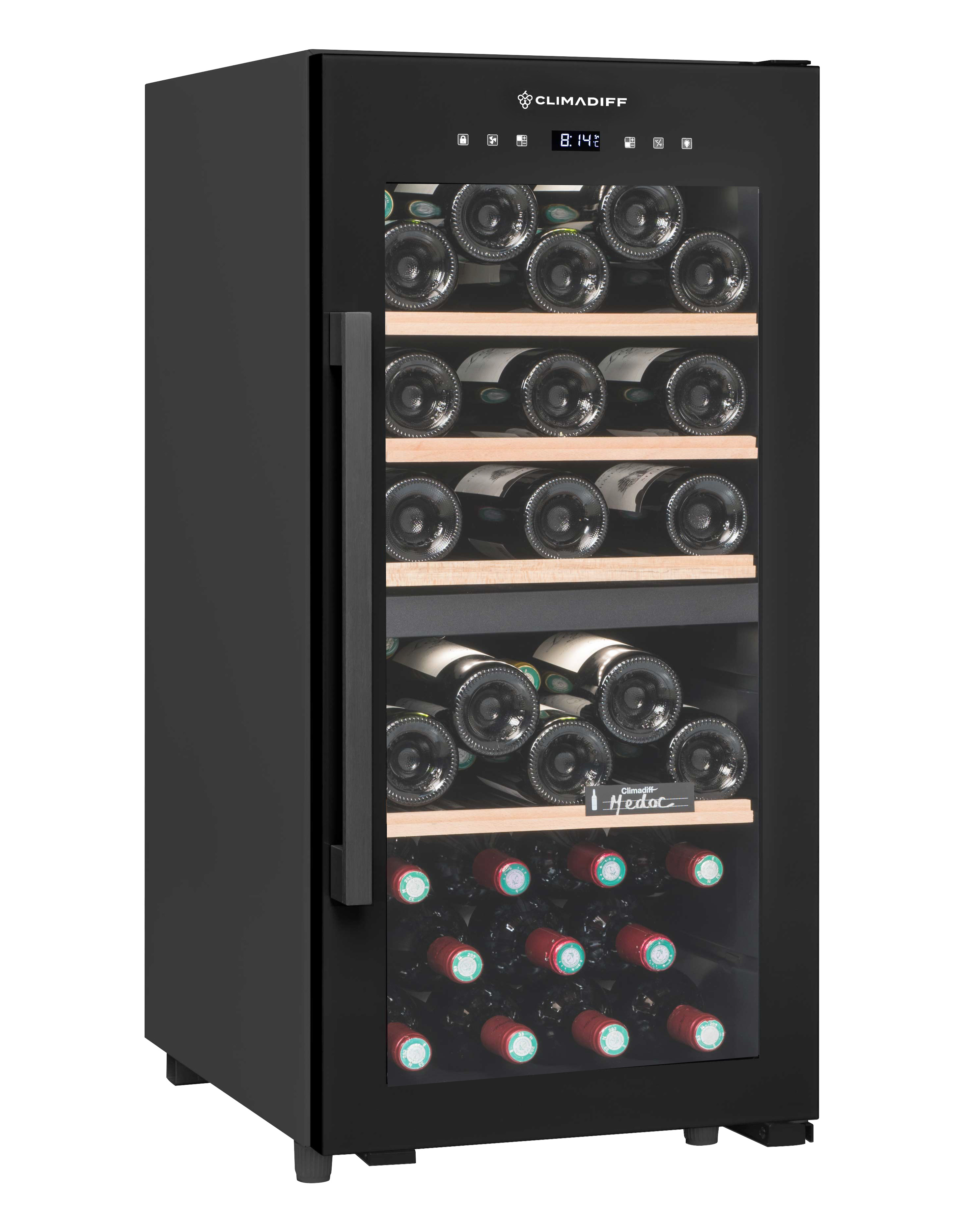 Двухзонный винный шкаф, Climadiff модель CLD40B1