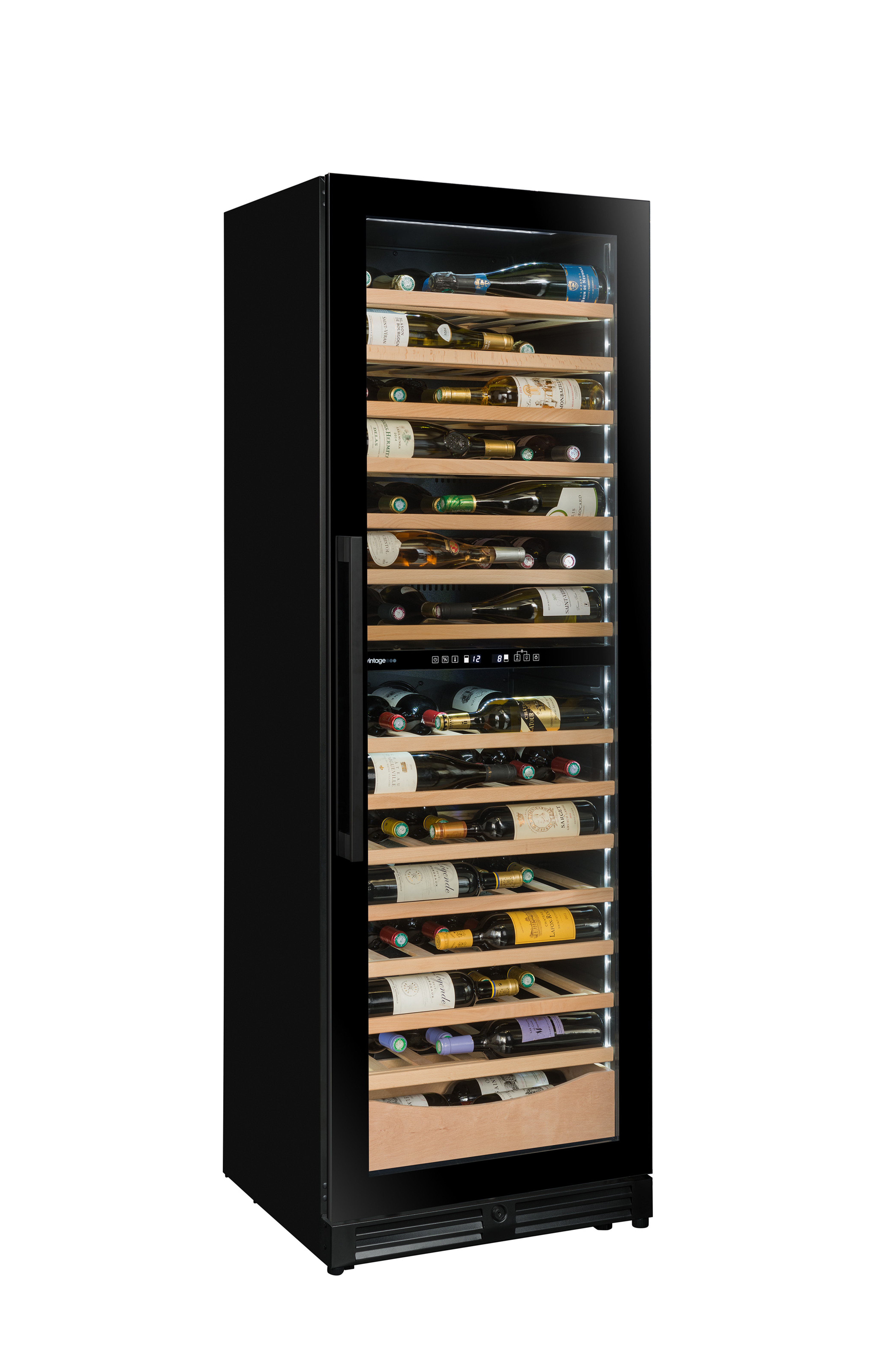 Двухзонный винный шкаф, Avintage модель AVI110DZB1