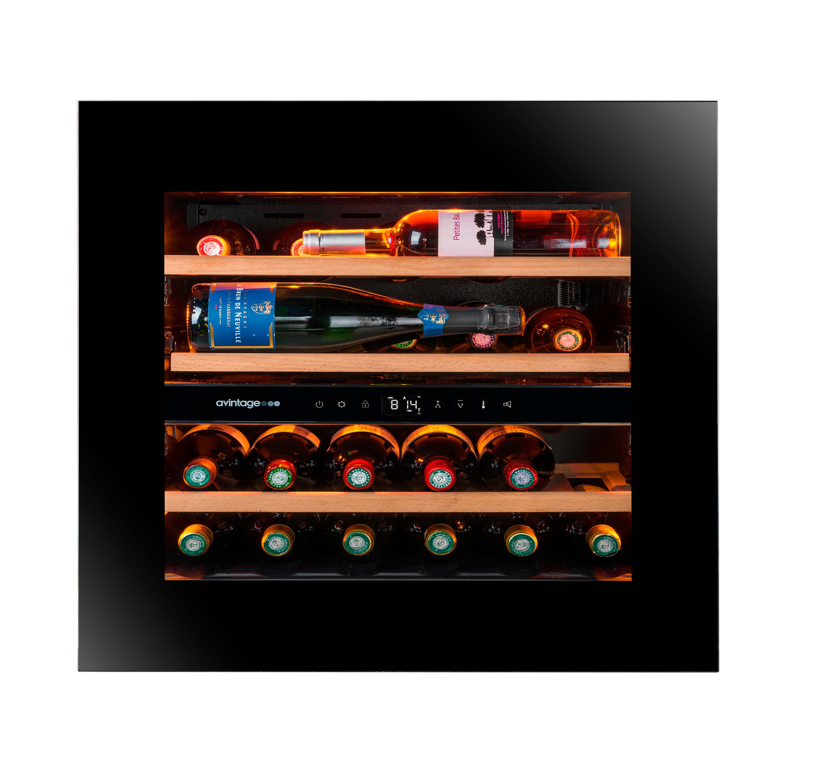 Двухзонный винный шкаф, Avintage модель AVI6075PLATINUM Двухзонный винный шкаф, Avintage модель AVI6075PLATINUM