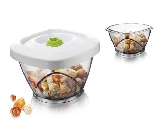 Контейнер для хранения сыпучих продуктов объёмом 0,65 л, белый, 2871060