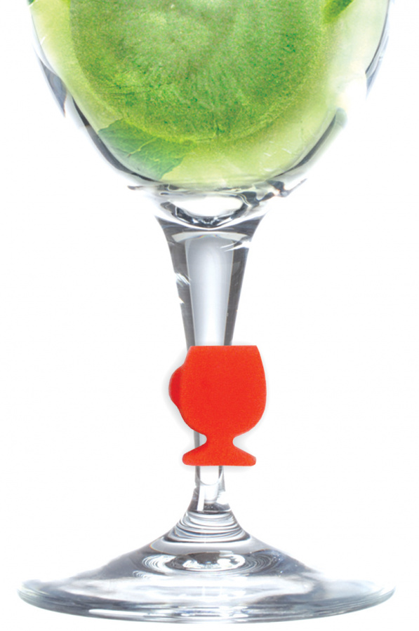 Маркеры для бокалов "Бокалы", на клипсе, набор 8 шт,  FIA 029