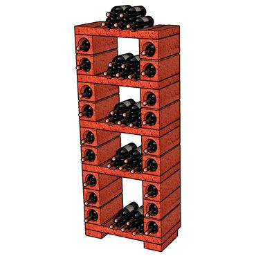Вертикальный элемент Suport S2, серия Hydroton, 300х260х130 мм