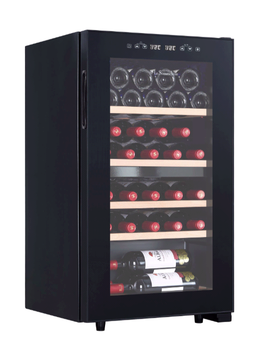 Двухзонный винный шкаф, LaSommeliere модель SLS32DZBLACK с уценкой(20%)№242500011