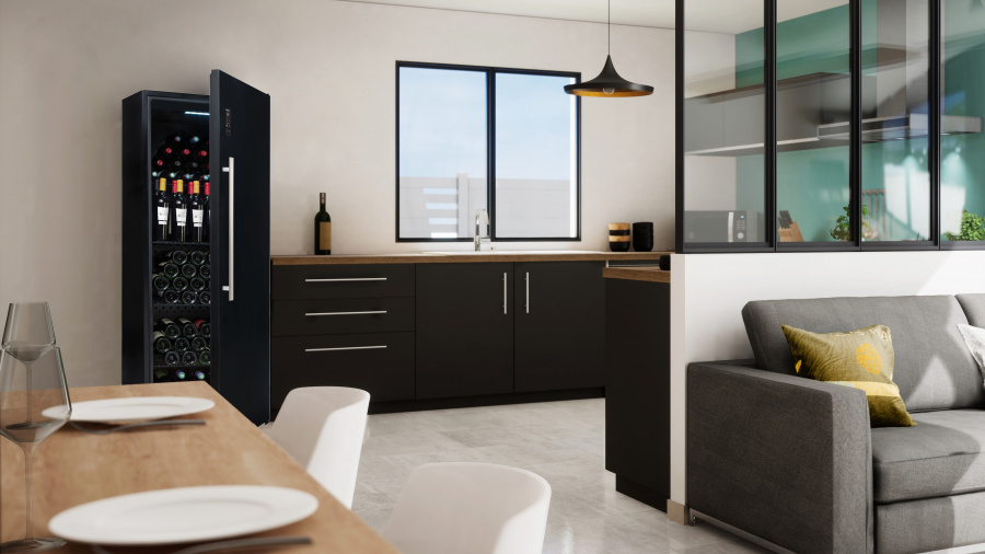 Монотемпературный винный шкаф, Climadiff модель GARDE200