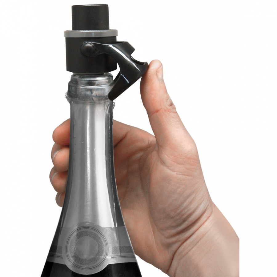 Пробка для вина и шампанского с пластиковым замком и насосом, Vin Bouquet, FIT 006