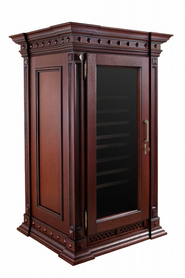 Двухзонный винный шкаф, Climadiff модель PRO116XDZ/wood
