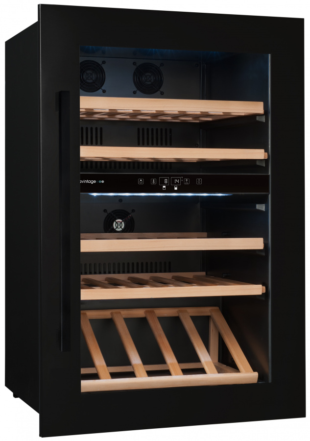 Двухзонный винный шкаф, Avintage модель AVI48CDZA