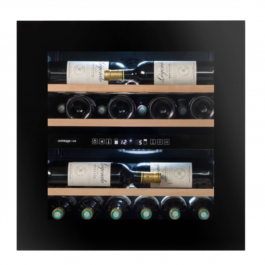 Двухзонный винный шкаф, Avintage модель AVI60PREMIUM