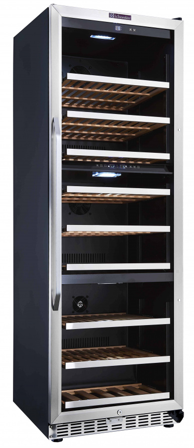 Трехзонный винный шкаф, LaSommeliere модель MZ3V180 Трехзонный винный шкаф, LaSommeliere модель MZ3V180