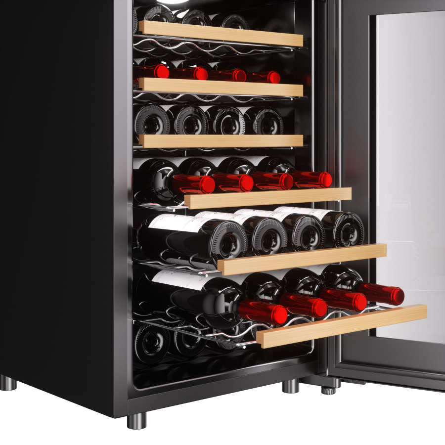 Монотемпературный винный шкаф, Climadiff модель CUVEE28