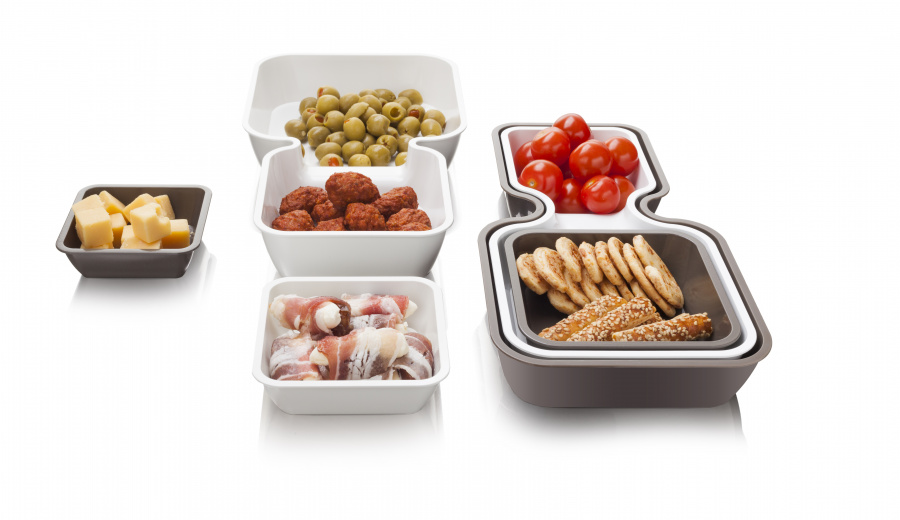 Контейнер для закусок VacuVin Serve & Stack Set of 6  (6 шт) арт.2850360