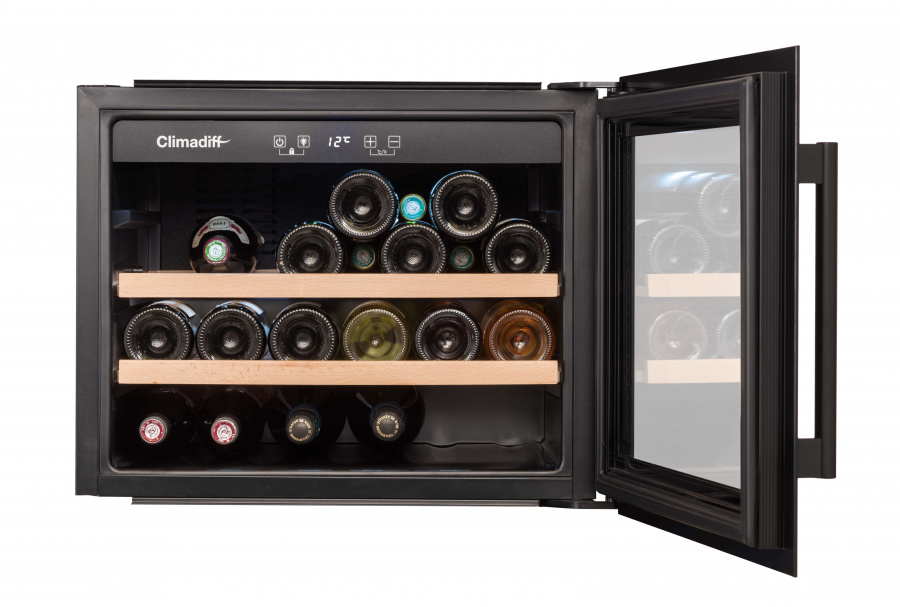Монотемпературный винный шкаф, Climadiff модель CBI28S1B Монотемпературный винный шкаф, Climadiff модель CBI28S1B