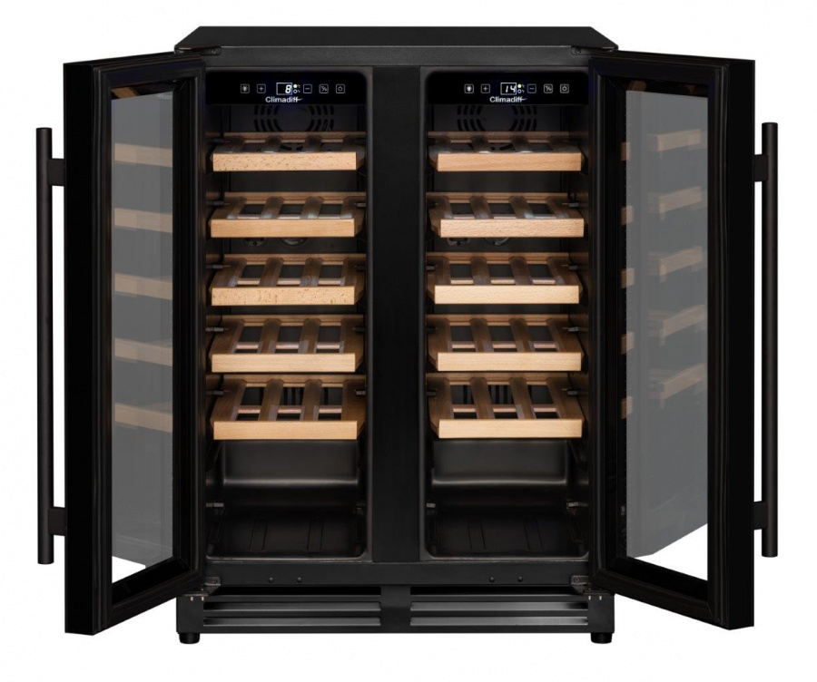 Двухзонный винный шкаф, Climadiff модель CBU40D1B