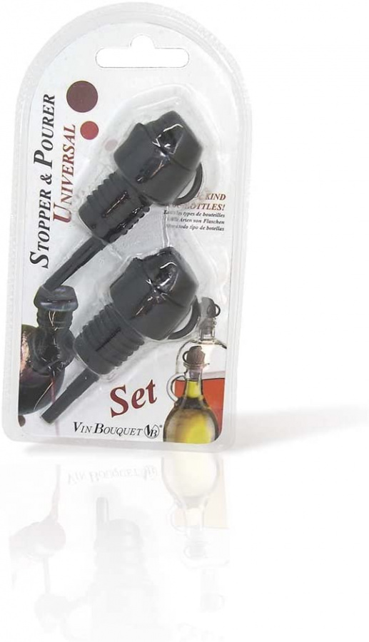 Выливная пробка с заглушкой и фильтром 2-в-1, Vin Bouquet, FIT 009