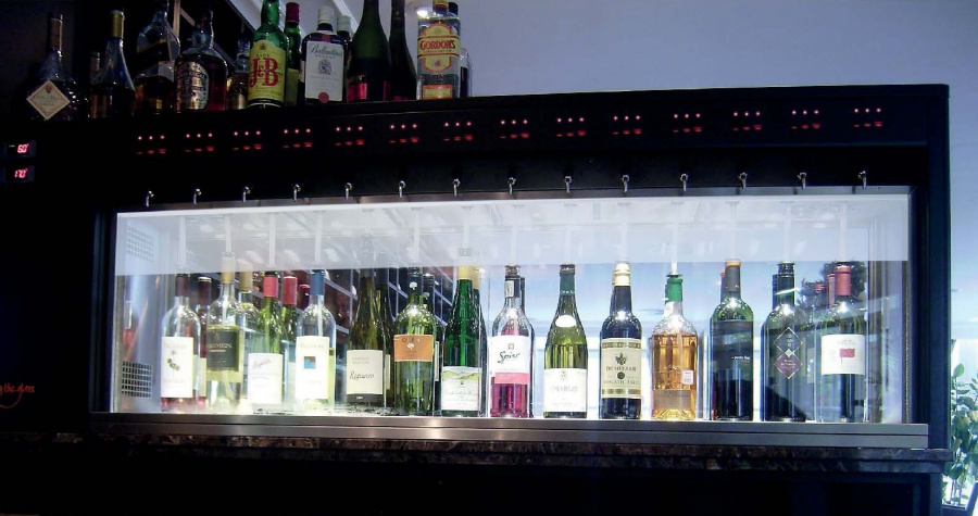 Диспенсер для розлива вина ByTheGlass Standard DS на 2х16 бутылок (нержавеющая сталь)