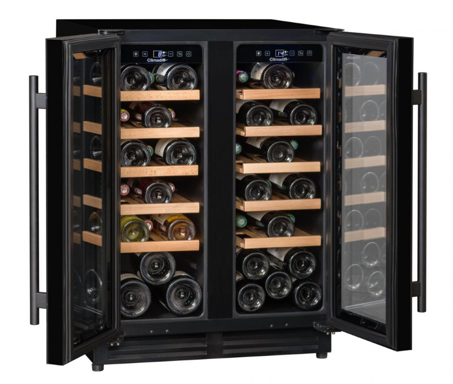 Двухзонный винный шкаф, Climadiff модель CBU40D1B