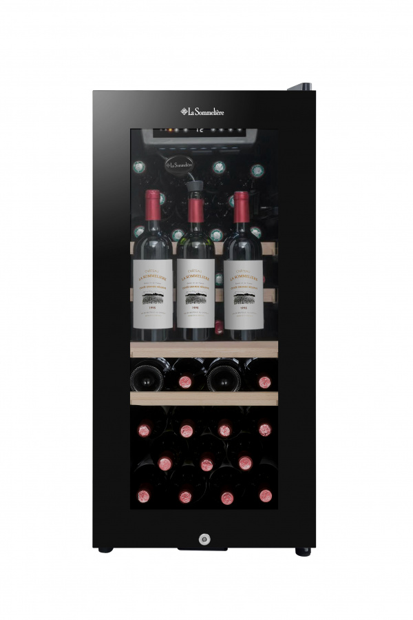 Монотемпературный  шкаф, LaSommeliere модель LS38BLACK