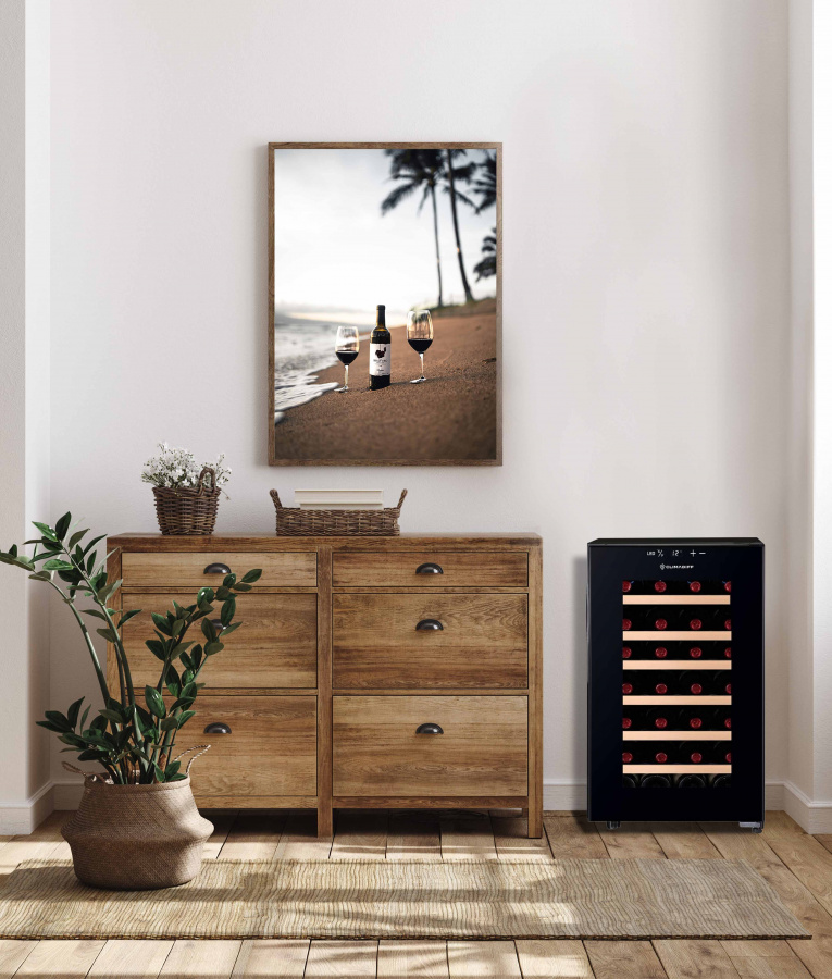 Монотемпературный винный шкаф, Climadiff модель CUVEE28