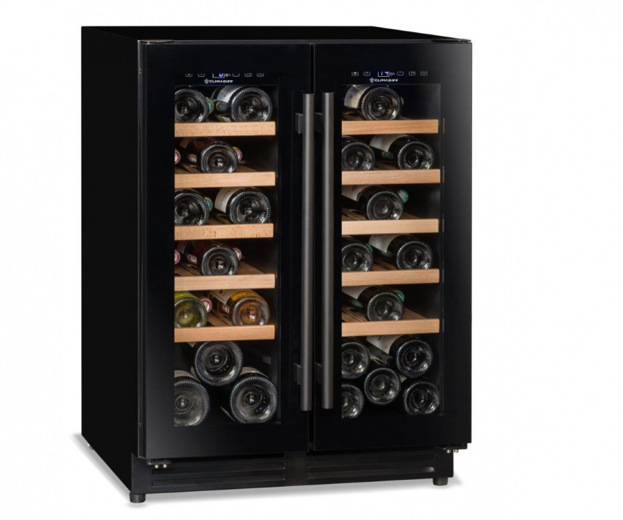 Двухзонный винный шкаф, Climadiff модель CBU40D1B