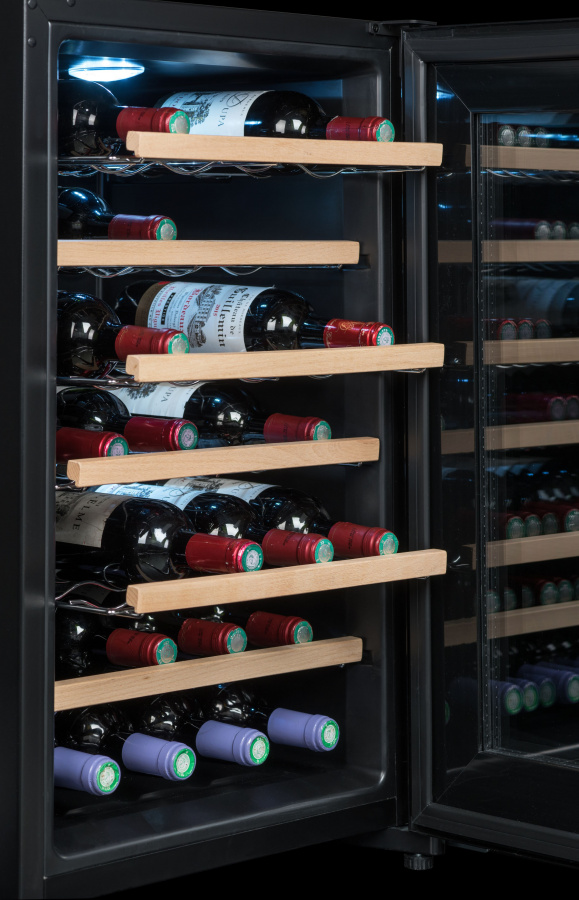 Монотемпературный винный шкаф, LaSommeliere модель LS28SILENCE