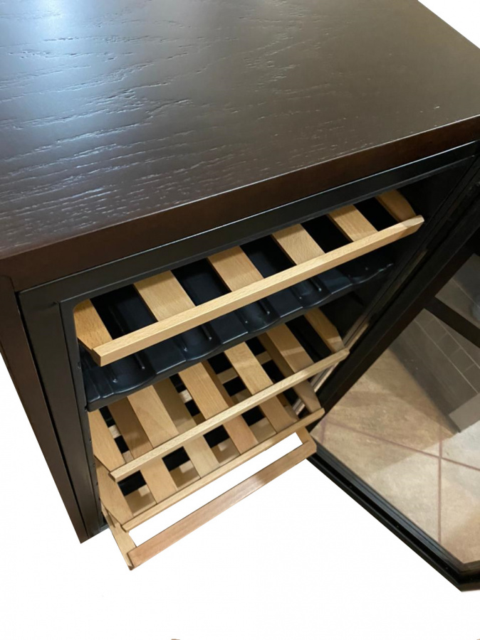 Двухзонный винный шкаф, LaSommeliere модель LS34.2Z/wood