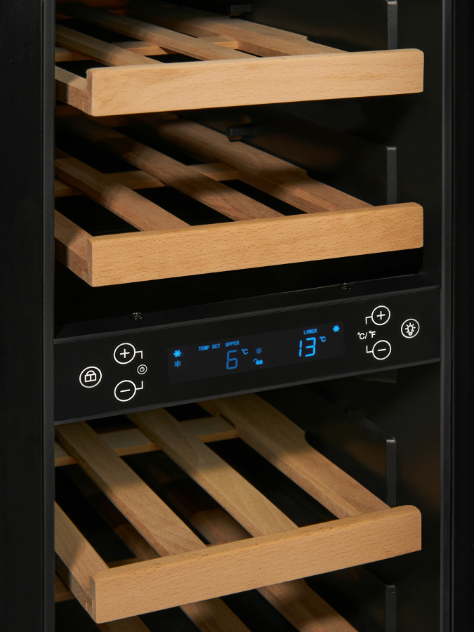 Двухзонный винный шкаф Vinosafe модель VSU16BD Двухзонный винный шкаф Vinosafe модель VSU16BD