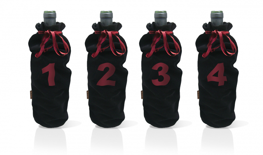 Мешок для слепой дегустации вина, набор 4 шт, Vin Bouquet, FIA 036