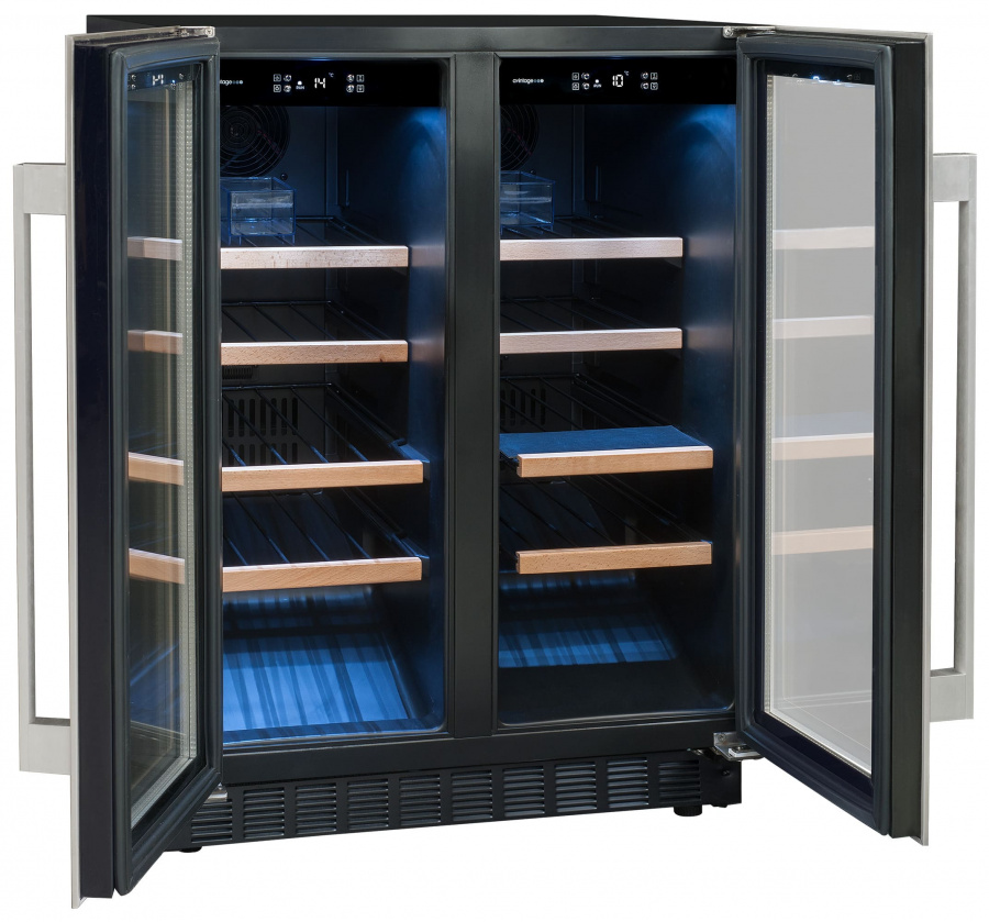Двухзонный винный шкаф, Avintage модель AVU41SXDPA