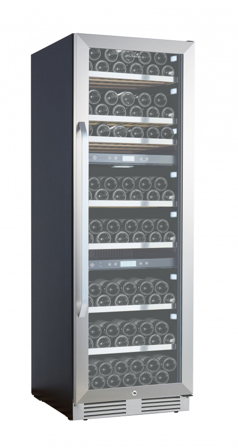 Трехзонный винный шкаф, LaSommeliere модель MT145TZ