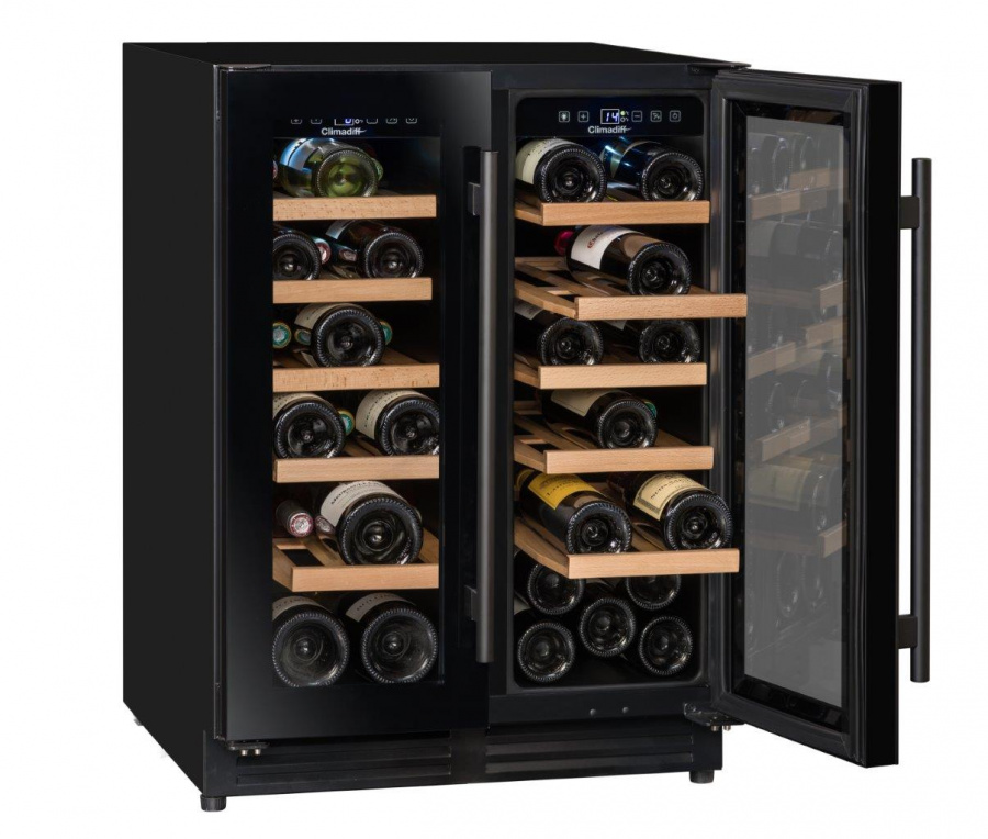 Двухзонный винный шкаф, Climadiff модель CBU40D1B