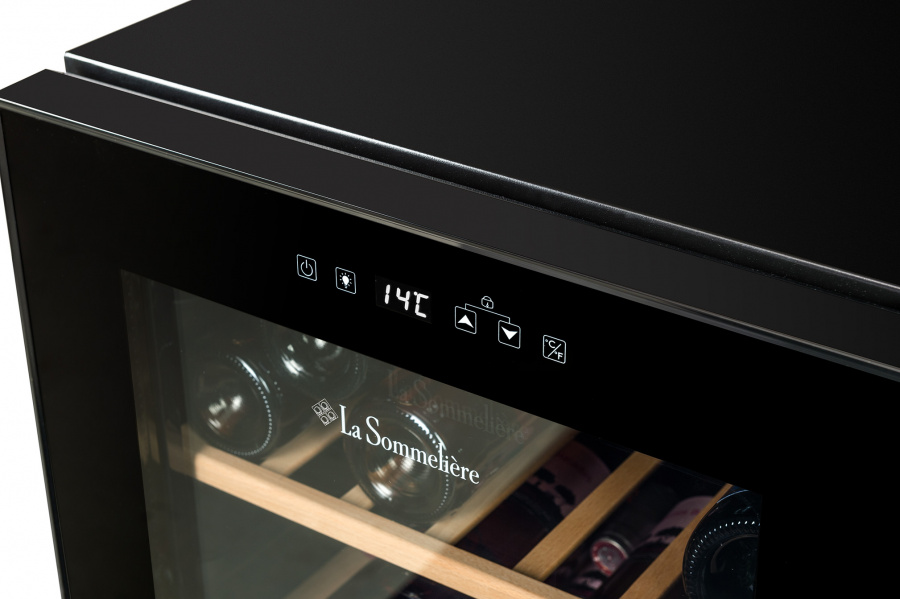 Монотемпературный винный шкаф, LaSommeliere модель LS52BLACK