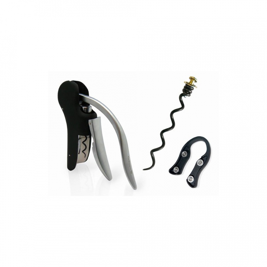 Набор Vin Bouquet: штопор вертикальный, обрезатель фольги, запасная спираль, FI 004 SET