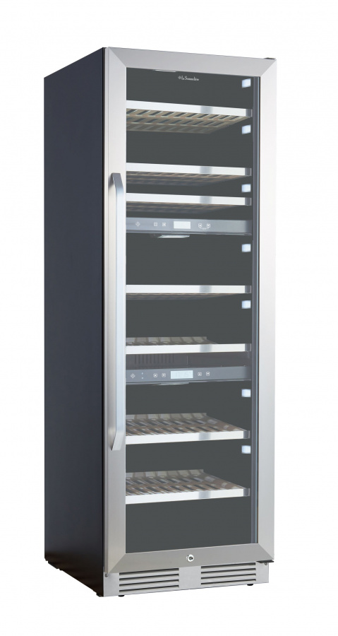 Трехзонный винный шкаф, LaSommeliere модель MT145TZ