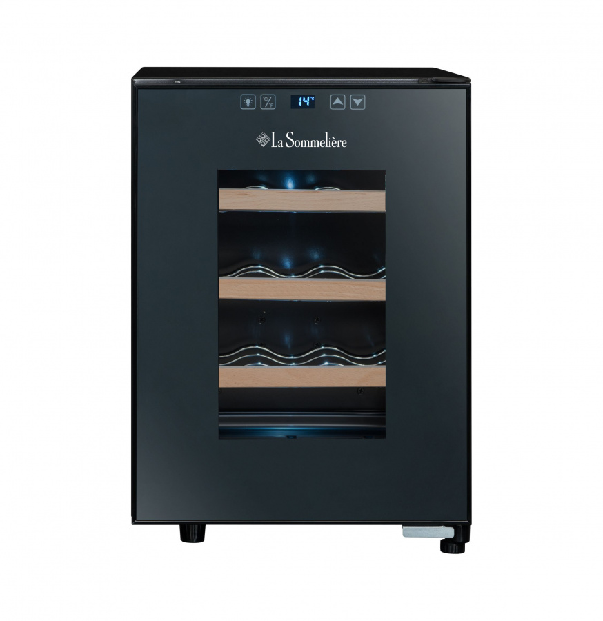 Монотемпературный винный шкаф, LaSommeliere модель LS12SILENCE