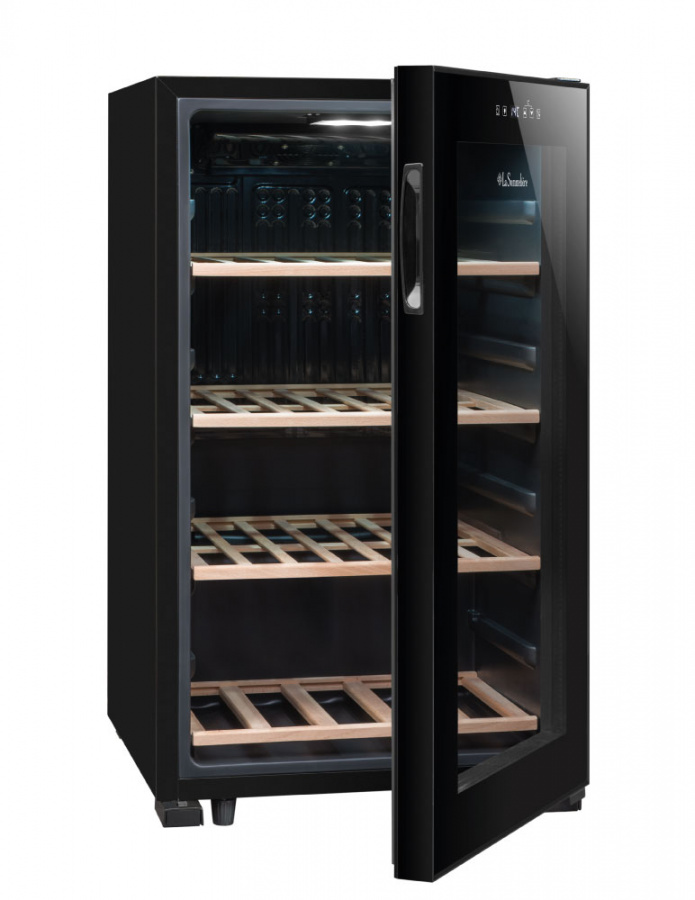 Монотемпературный винный шкаф, LaSommeliere модель LS52BLACK