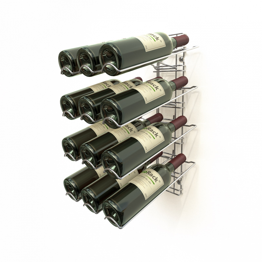 Винный стеллаж VisioPlus VRS4N3FCr Винный стеллаж VisioPlus VRS4N3FCr